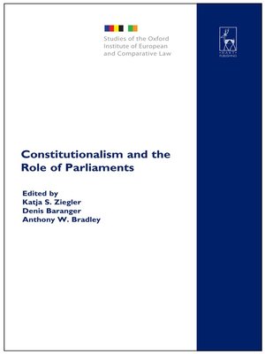 cover image of Constitutionalism and the Role of Parliaments
